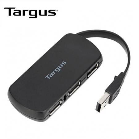 HUB USB TARGUS 4 PORT USB-A 2.0 BLACK