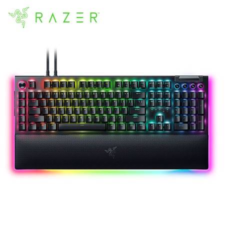 TECLADO RAZER BLACKWIDOW V4 PRO MECHANICAL USB-C SWTCH GREEN US 3 ZONAS CHROMA BLACK