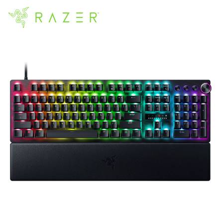 TECLADO RAZER HUNTSMAN V3 PRO ANALOG SWITCH OPTICAL US CHROMA BLACK