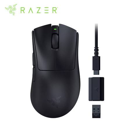 MOUSE RAZER DEATHADDER V3 HYPERSPEED 26K DPI MULTI-DISPOSITIVO 100H WIRELESS / USB-A SWITCH OPTICO 90M BLACK