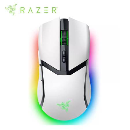 MOUSE RAZER COBRA PRO 30K DPI MULTI-DISPOSITIVO 170H WIRELESS / BT / USB-A SWITCH OPTICO 90M 11 ZONAS CHROMA WHITE