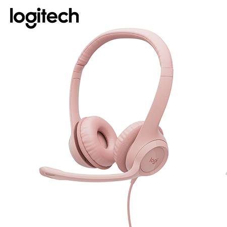 AUDIFONO C/MICROF. LOGITECH H390 USB NOISE CANCELLING ROSE