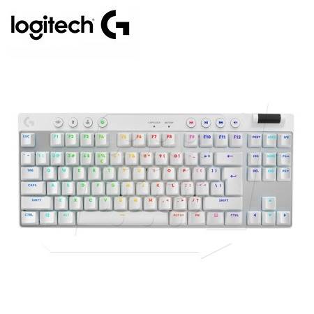 TECLADO LOGITECH PRO X TKL LIGHTSPEED USB WHITE (920-012143)-P