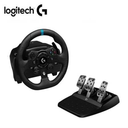 TIMON C/PEDAL LOGITECH G923 RACING WHEEL PARA PC/XB USB (941-000157) TRUEFORCE BLACK