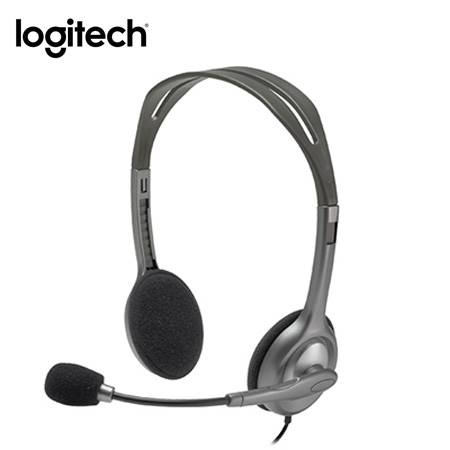 AUDIFONO C/MICROF. LOGITECH H111 SILVER (981-000612)-UY