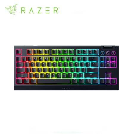 TECLADO RAZER BLACKWIDOW V4 TKL HYPERSPEED WIRELESS/BT MECHANICAL 980H SWITCH ORANGE HOT-SWAP SP CHROMA