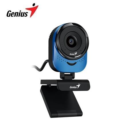 CAMARA GENIUS FACECAM 1000X Q HD 720P ROTACIÓN DE 360° USB BLUE