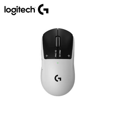 MOUSE LOGITECH PRO X 2 SUPERSTRIKE HÁPTICO 44K DPI/90H/WIRELESS LIGHTSPEED/HERO 2 BLACK-WHITE (910-007775)